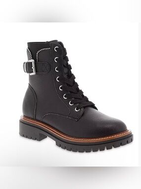 MIA Foster Water-Resistant Leather Combat Boots